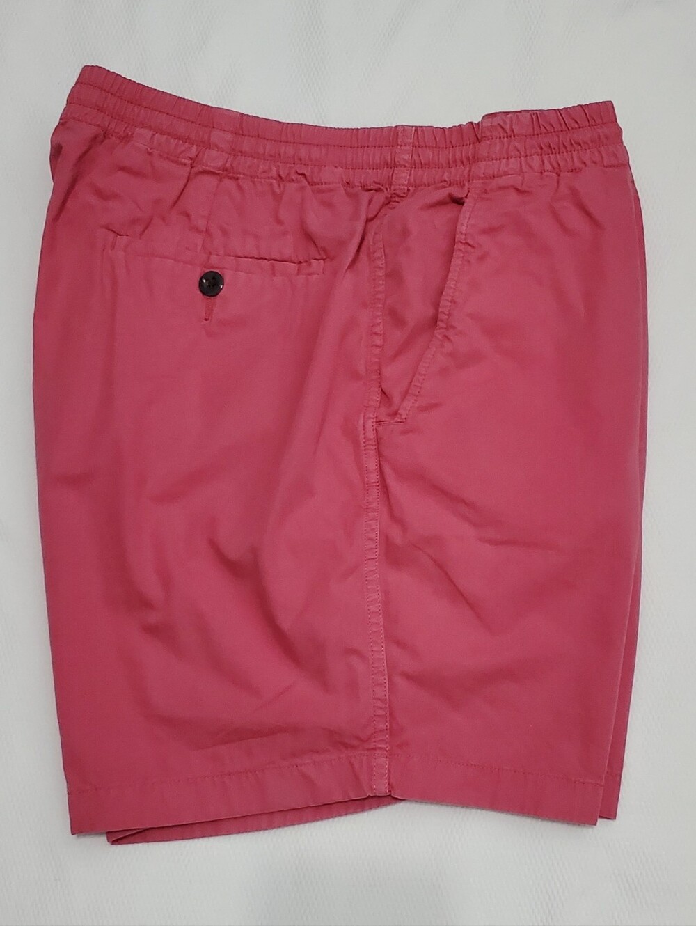 J. Crew Red Cotton Baggies Shorts Pull On Mens XL